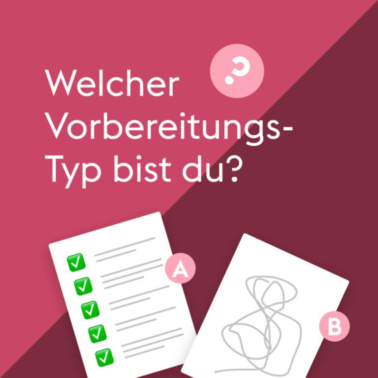 Semesterstart- Quiz: Vorbereitungstypen