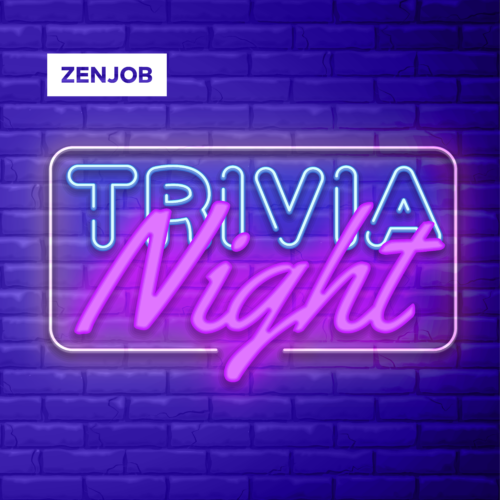 Zenjob Trivia NIght Neon-Logo