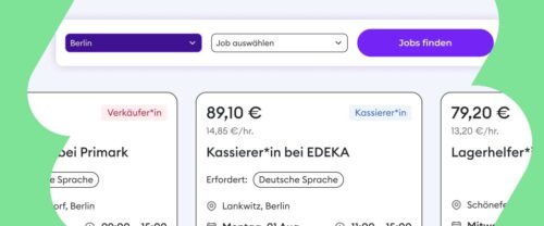 Screenshot Zenjobs Jobbörse