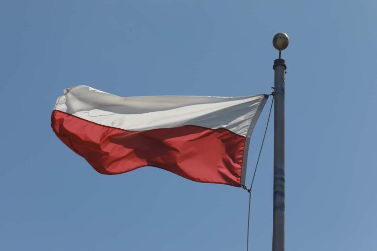 Polnische Flagge