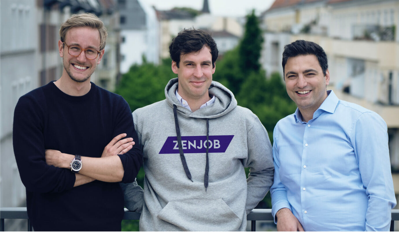 Zenjob Gründer Frederik, Fritz und Cihan