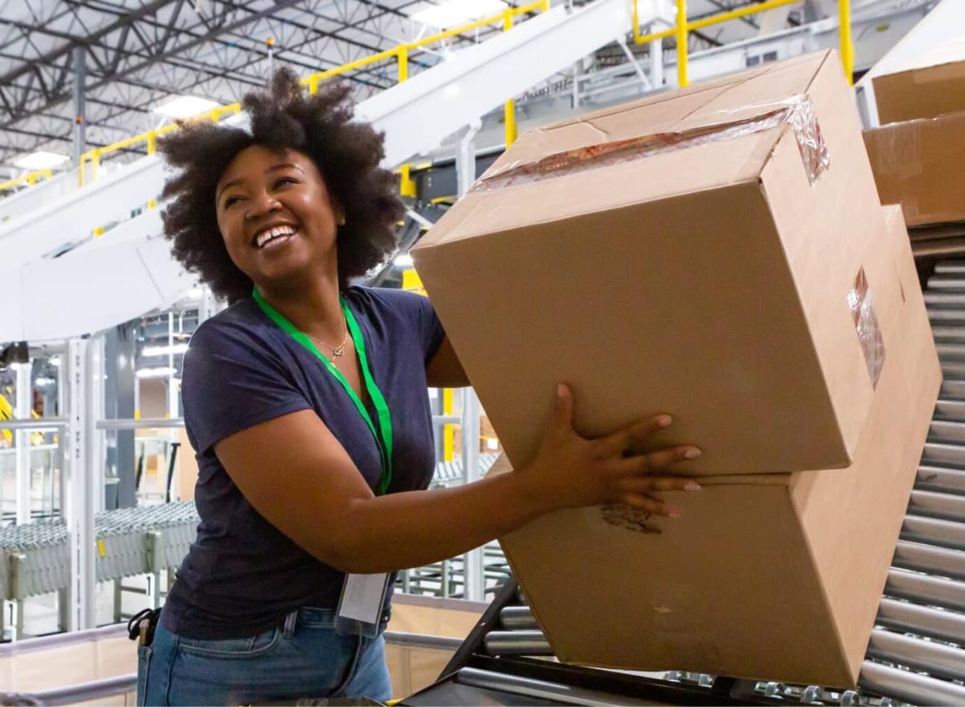 warehouse helper at the warehouse