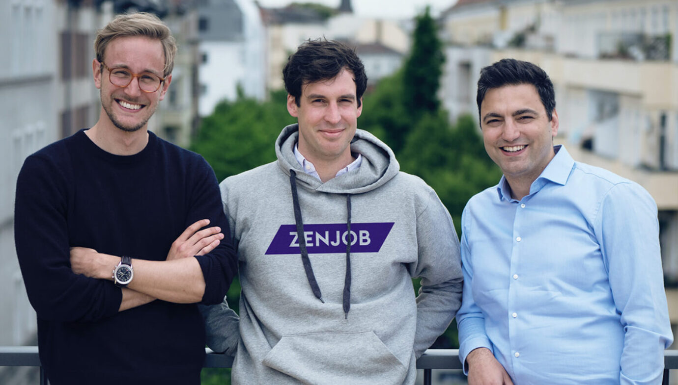 Zenjob founders Fahning, Trott and Aksakal